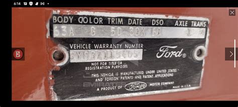 1963 Vin Decoder | Ford Thunderbird forum club group 1955-2005 models