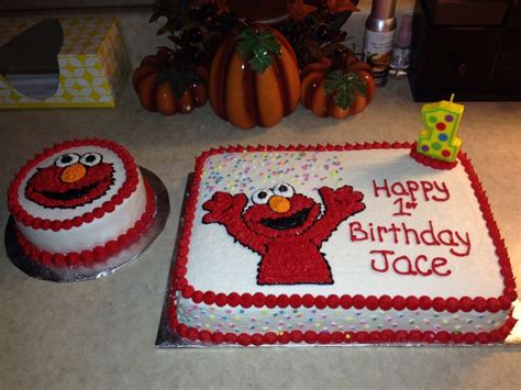 Elmo 1St Birthday And Smash Cake - CakeCentral.com