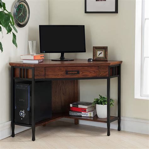 Leick Corner Computer Desk: Great for Small Spaces & Casual Computing