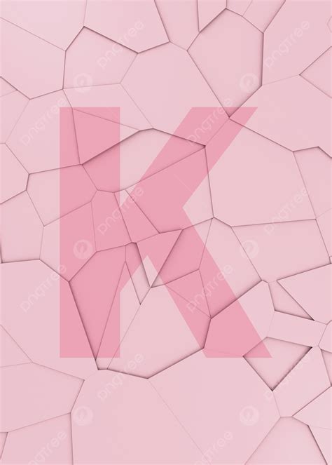 3d Stereo Pink K Letter Background Wallpaper Image For Free Download - Pngtree