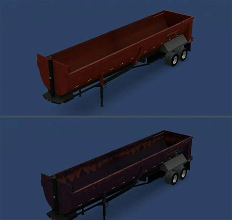 Empty Dumper Trailer for ATS - ATS Mod | American Truck Simulator Mod