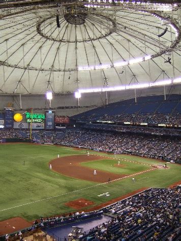 Tropicana Field, Tampa Bay Rays ballpark - Ballparks of Baseball