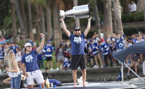 Photos: Bolts Celebrate Stanley Cup Win With Fans At Tampa Riverwalk Boat Parade | WUSF Public Media