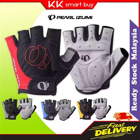 Pearl Izumi Cycling Half Finger Fingers Glove Sarung Tangan Separuh ...