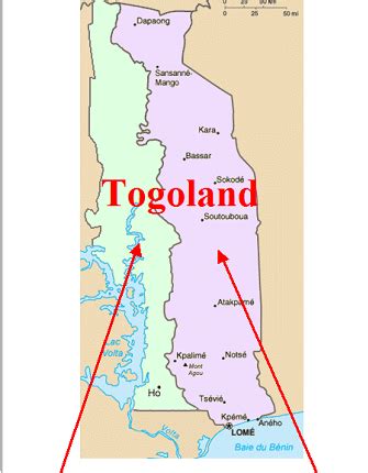 Togoland map – Africa Feeds