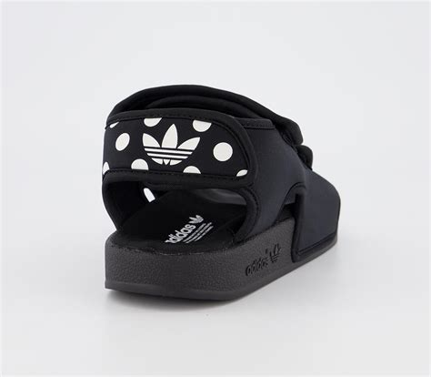 adidas Adilette Sandals 3.0 Core Black White Dot - Women’s Sandals