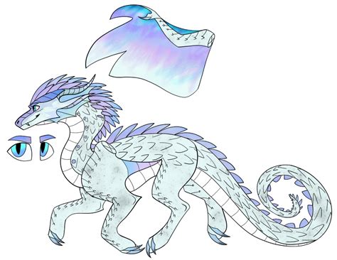 IceWing-RainWing hybrid by MeeMinDemon on DeviantArt