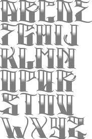 Related image | Tattoo lettering alphabet, Graffiti lettering fonts ...