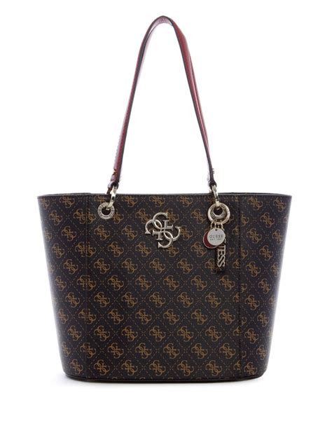 Noelle Logo Printed Small Elite Tote | GUESS Canada