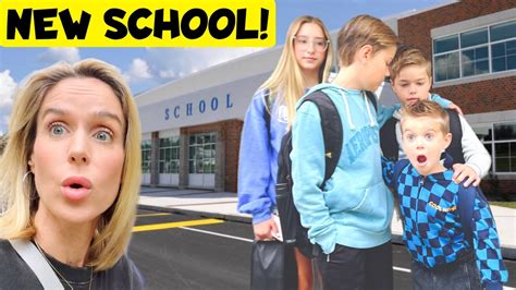 OUR MORNING ROUTINE: FIRST DAY at a NEW SCHOOL! - YouTube