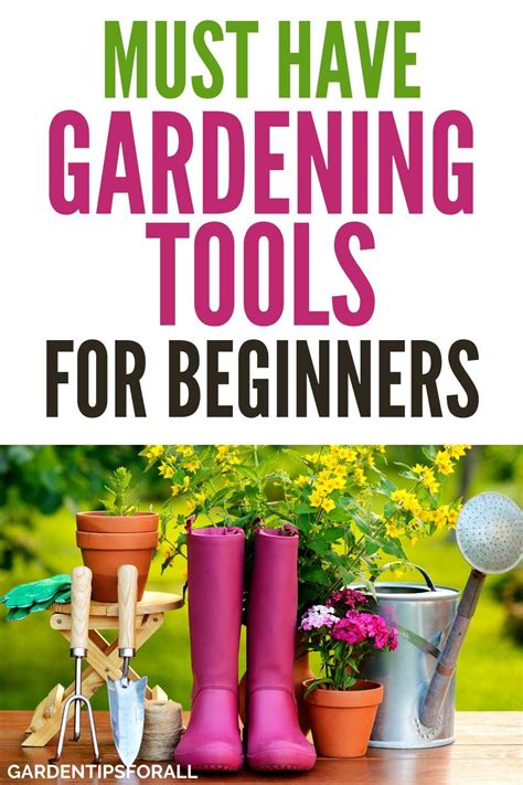 Basic Gardening Tools for Beginners - A List of Must Haves