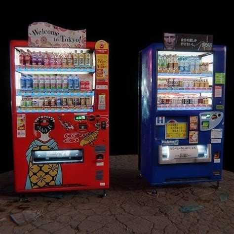 Japanese Vending Machine Pack 3D Model, 47% OFF