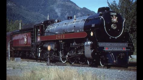Canadian Pacific steam locomotive, "Royal Hudson" #2860 - Vancouver to Squamish, British ...