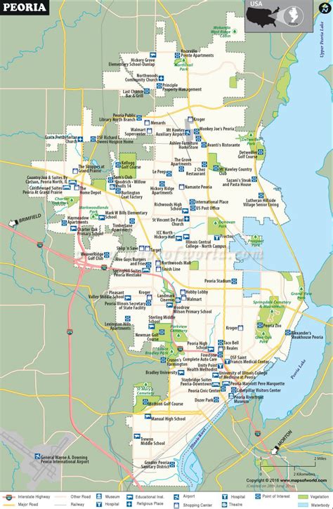 Map Of Peoria Il | Gadgets 2018