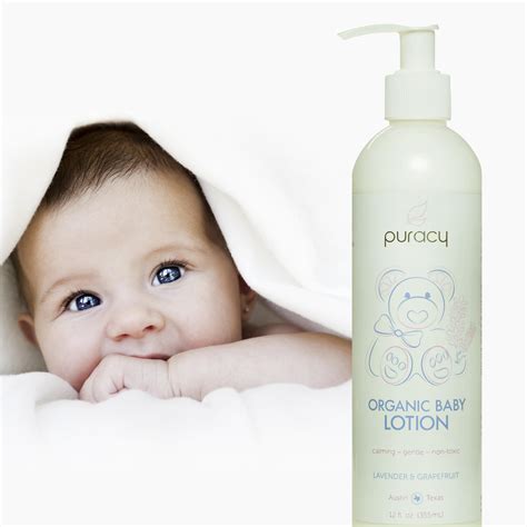 Amazon.com: Puracy Organic Baby Lotion - The BEST Calming Moisturizer - Gentle - Non-Toxic ...