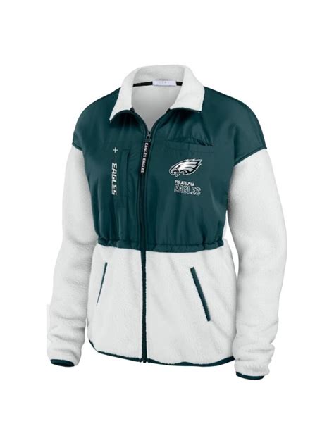 Green And White Erin Andrews Philadelphia Eagles Jacket