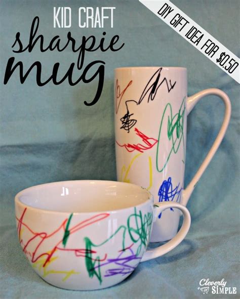 Simple Kid Craft : Personalized Sharpie Mug - Cleverly Simple