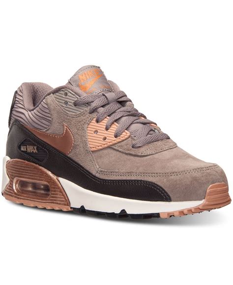 Nike Women's Air Max 90 Leather Running Sneakers from Finish Line ...