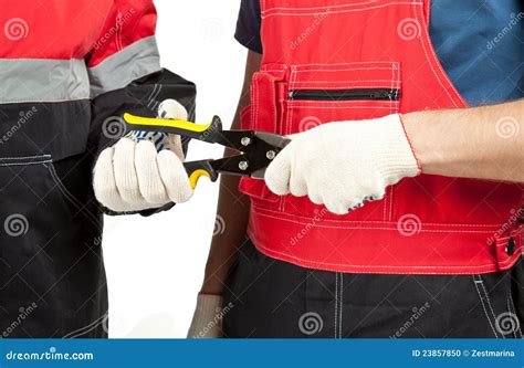 Industrial/construction Workers in Uniform Stock Photo - Image of builder, cutout: 23857850