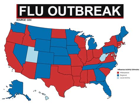 23 states showing widespread flu outbreaks - TMJ4 Milwaukee, WI