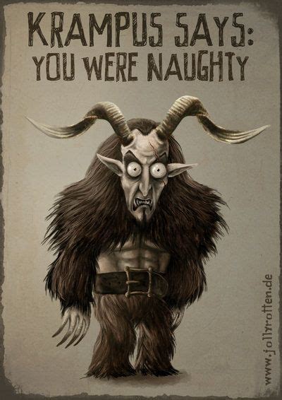 Krampus Says by JollyRotten on deviantART | Krampus, Creepy christmas ...