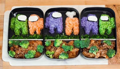 Among Us Bento Boxes For the Week - Dining and Cooking