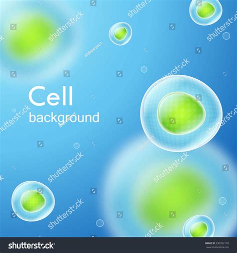 Cells Abstract Background Stock Vector Illustration 290392178 : Shutterstock