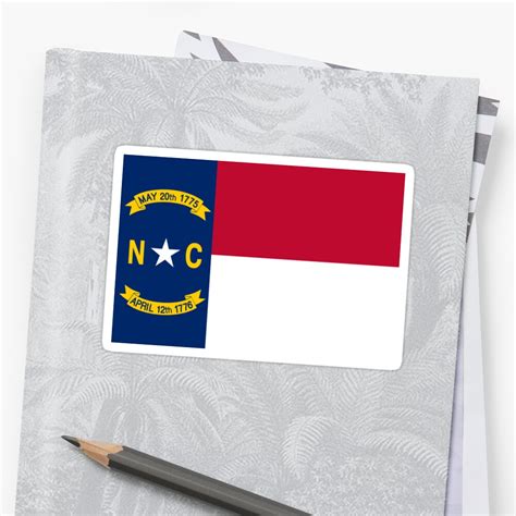 "North Carolina Flag" Sticker by states | Redbubble