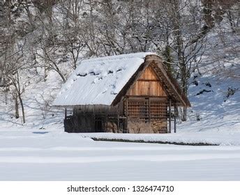 Historic Villages Shirakawago Gokayama Japan Winter Stock Photo (Edit ...