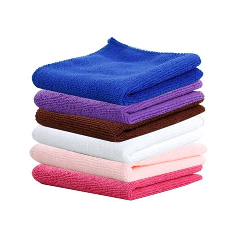 Absorbent Microfiber Cleaning Cloth Drying Bath Beach Towels 20*20CM | eBay