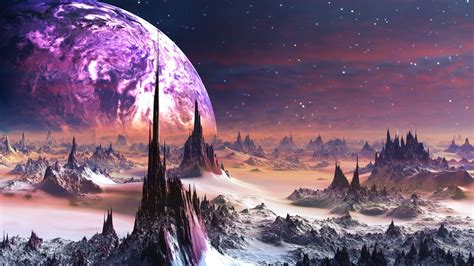 Spiked wallpaper, spiky, fantasy art, fantasy landscape, scifi, science fiction | Fantasy ...