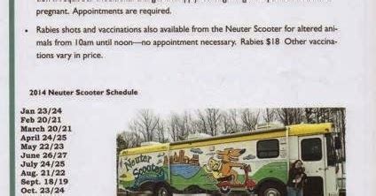 The Pocomoke Public Eye: SPCA Eastern Shore Neuter Scooter Schedule