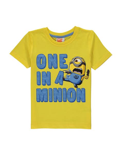 Despicable Me Minions One in a Minion T-shirt | Kids | George at ASDA | T shirt, Kids tshirts ...