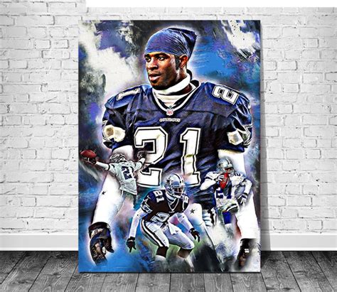 Deion Sanders Neon Deion Prime Time Former DAL Cowboys | Etsy