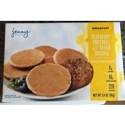 Jenny Craig Breakfast Blueberry Pancakes & Veggie Sausage: Calories ...