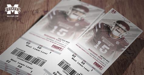 Mississippi State Football Season Tickets :: Behance