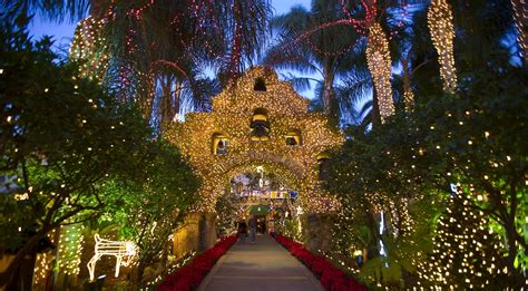 Mission Inn Hotel entrance, Riverside California, Christmas 2013