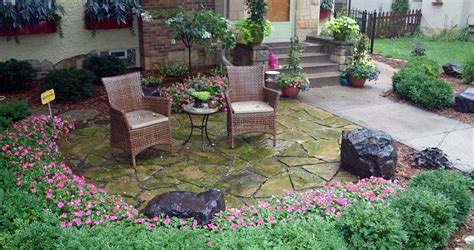mossy rocks | Front yard patio, Patio stones, Patio landscaping