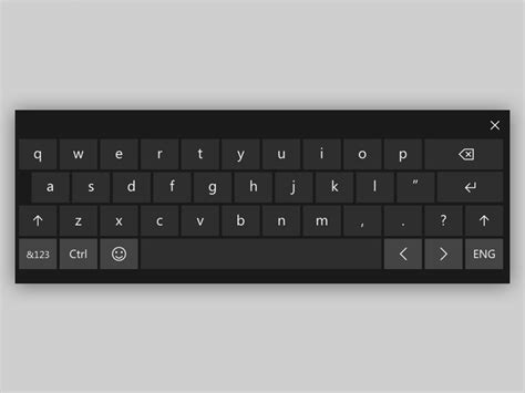 Microsoft Windows 10 Virtual Keyboard Sketch freebie - Download free ...