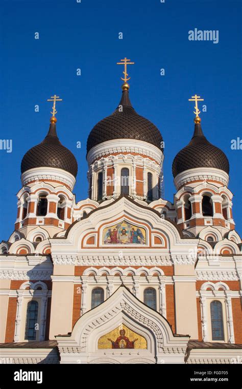 Alexander Nevsky Cathedral, Tallinn, Estonia Stock Photo - Alamy