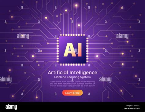 Ai brain chip Stock Vector Images - Alamy
