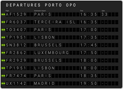 Porto Pedras Rubras Airport Departures & [OPO] Flight Schedules