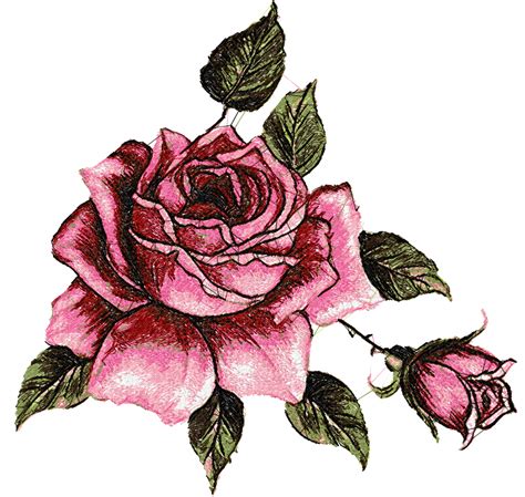 Rose Leaf Embroidery Stitch | Embroidery