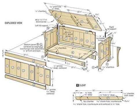 4 Simple Toy Box Woodworking Plans