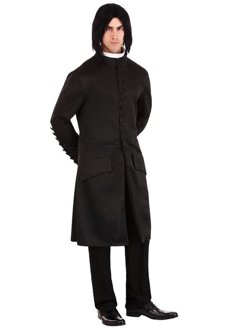 Clothing, Shoes & Accessories Mens Severus Snape Deluxe Slytherin Halloween Costume Jacket Coat ...