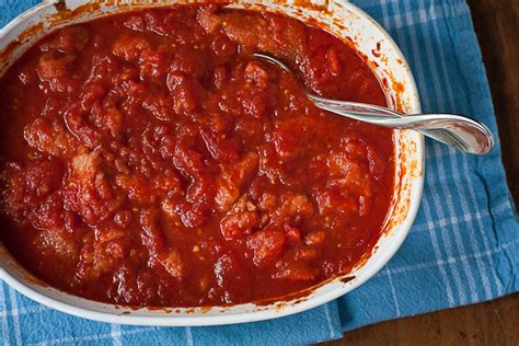 The Merry Gourmet southern-style stewed tomatoes | the merry gourmet