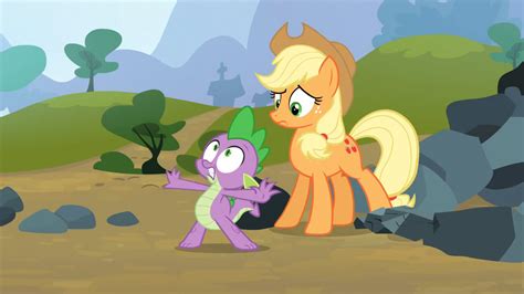 Image - Spike saves Applejack 7 S3E09.png - My Little Pony Friendship ...