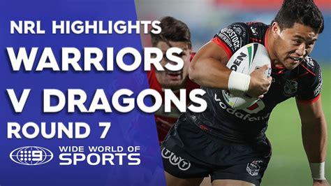 NRL Highlights: Warriors v St George Illawarra Dragons - Round 7 - YouTube