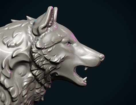 ArtStation - Wolf sculpture | Resources