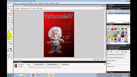 Como usar el Macromedia Fireworks 8 (Básico) - YouTube